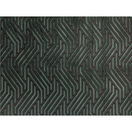 MODERNIST JACQUARD VELVET 04 MOSS GREEN