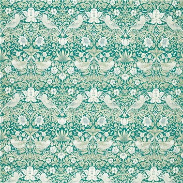 Strawberry Thief Jacquard Teal F1746-06