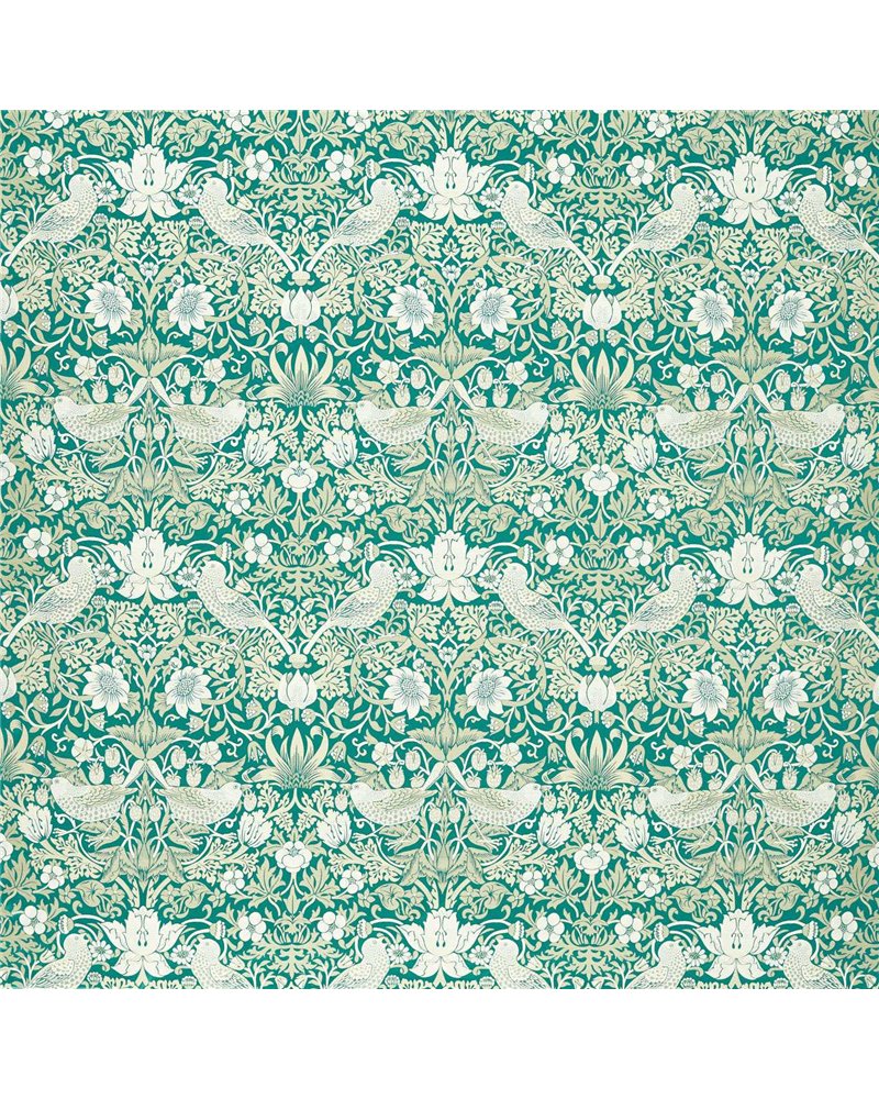 Strawberry Thief Jacquard Teal F1746-06