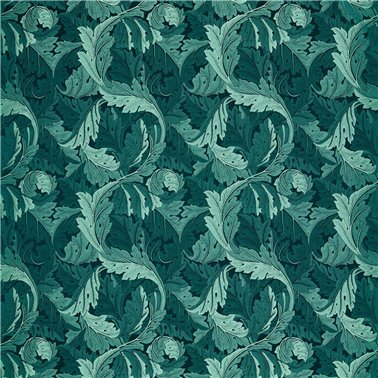 Acanthus Jacquard Teal F1740-06