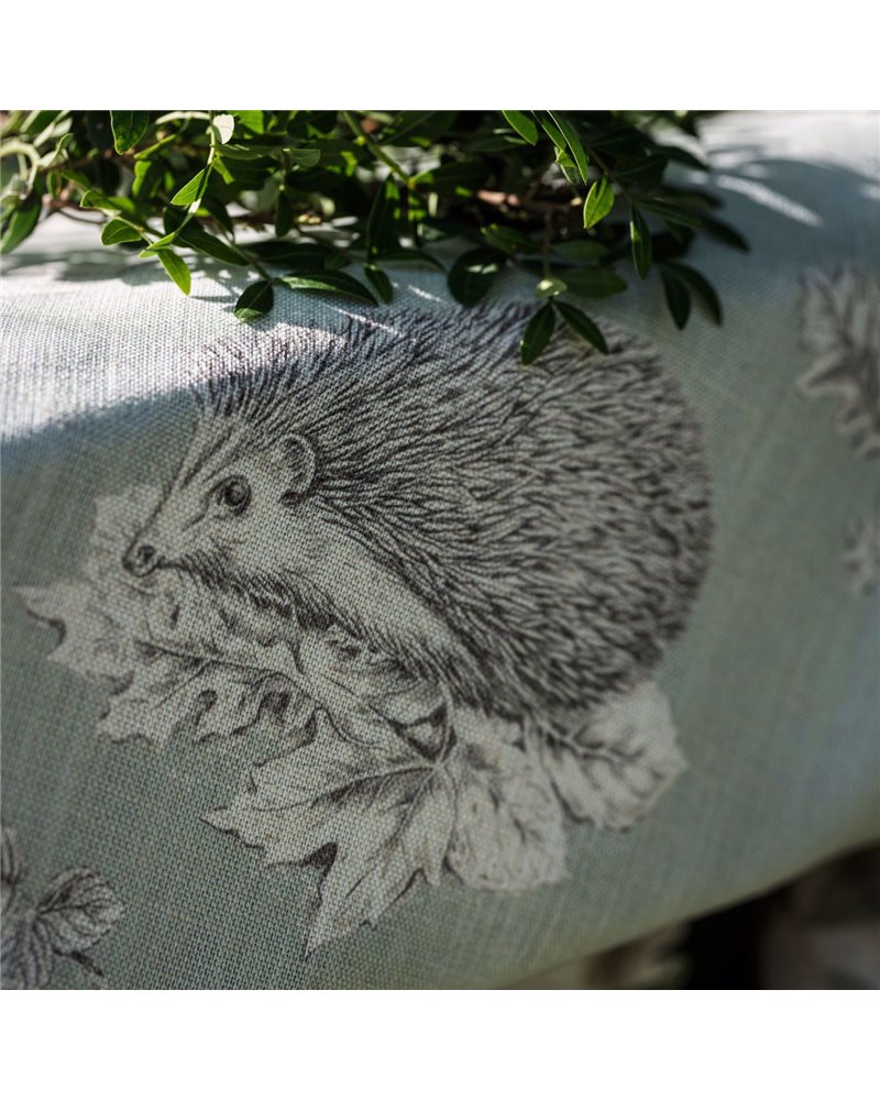 Squirrel & Hedgehog Walnut Linen DWOW225523